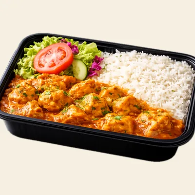 Butter Chicken Rice Box